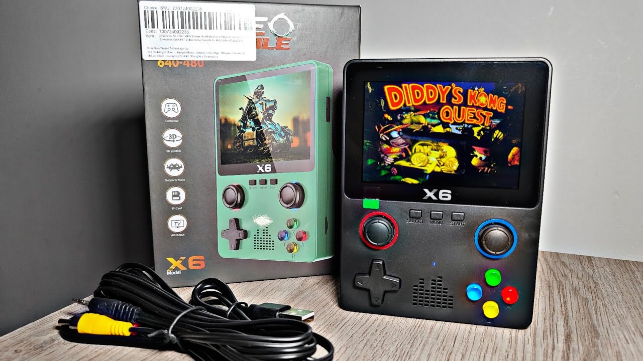 Портативная игровая консоль X6 (обзор)