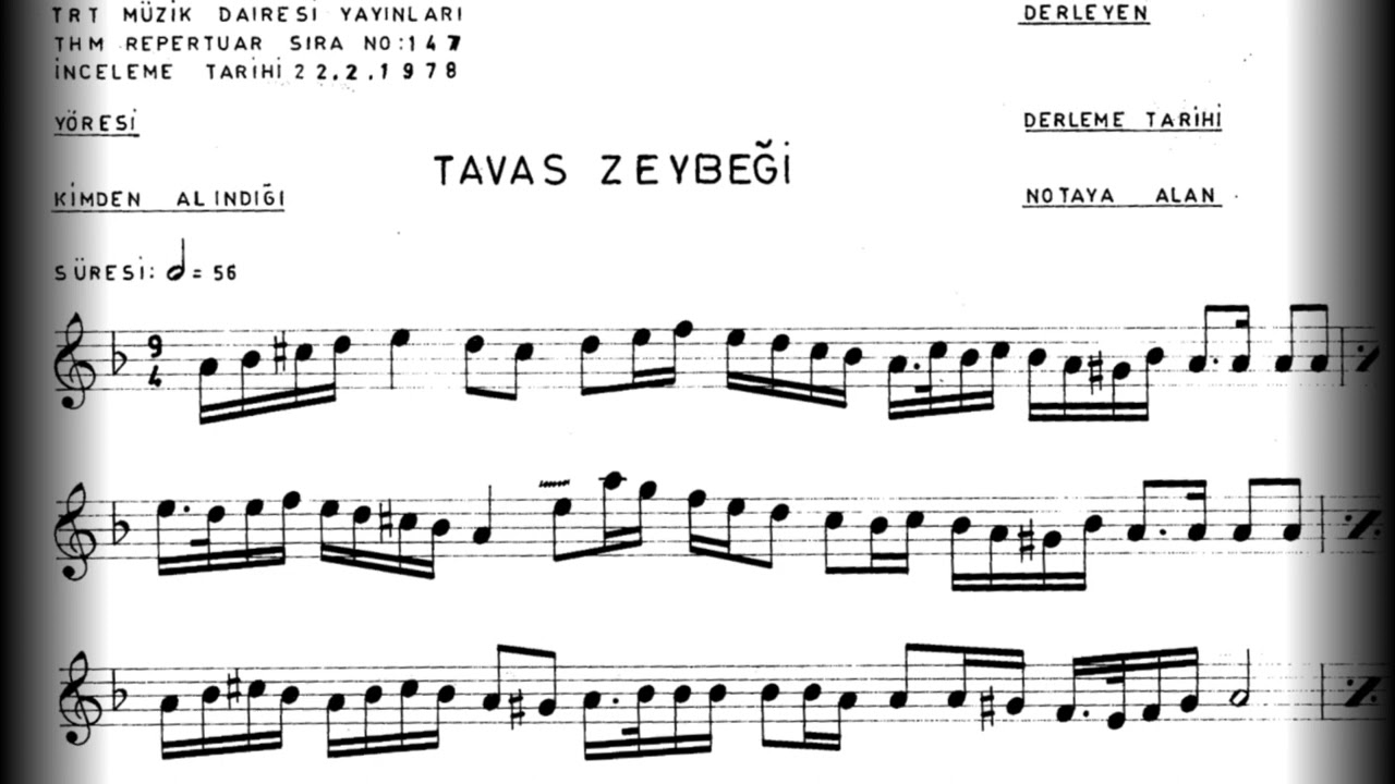 TAVAS ZEYBEĞİ