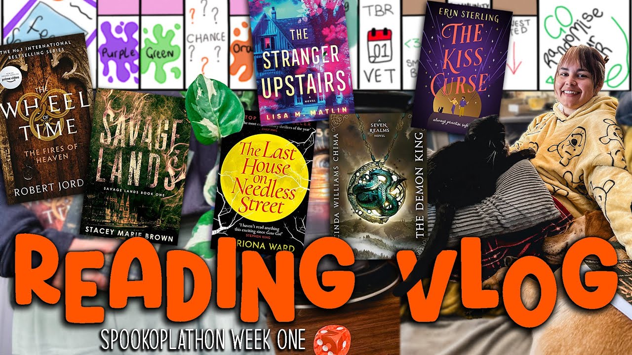 Six Rolls In One Week?! 😱Spookoplathon Week 1 🎲 READING VLOG #237