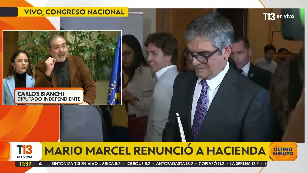 Reacciones desde el Congreso a salida de Mario Marcel del Ministerio de Hacienda