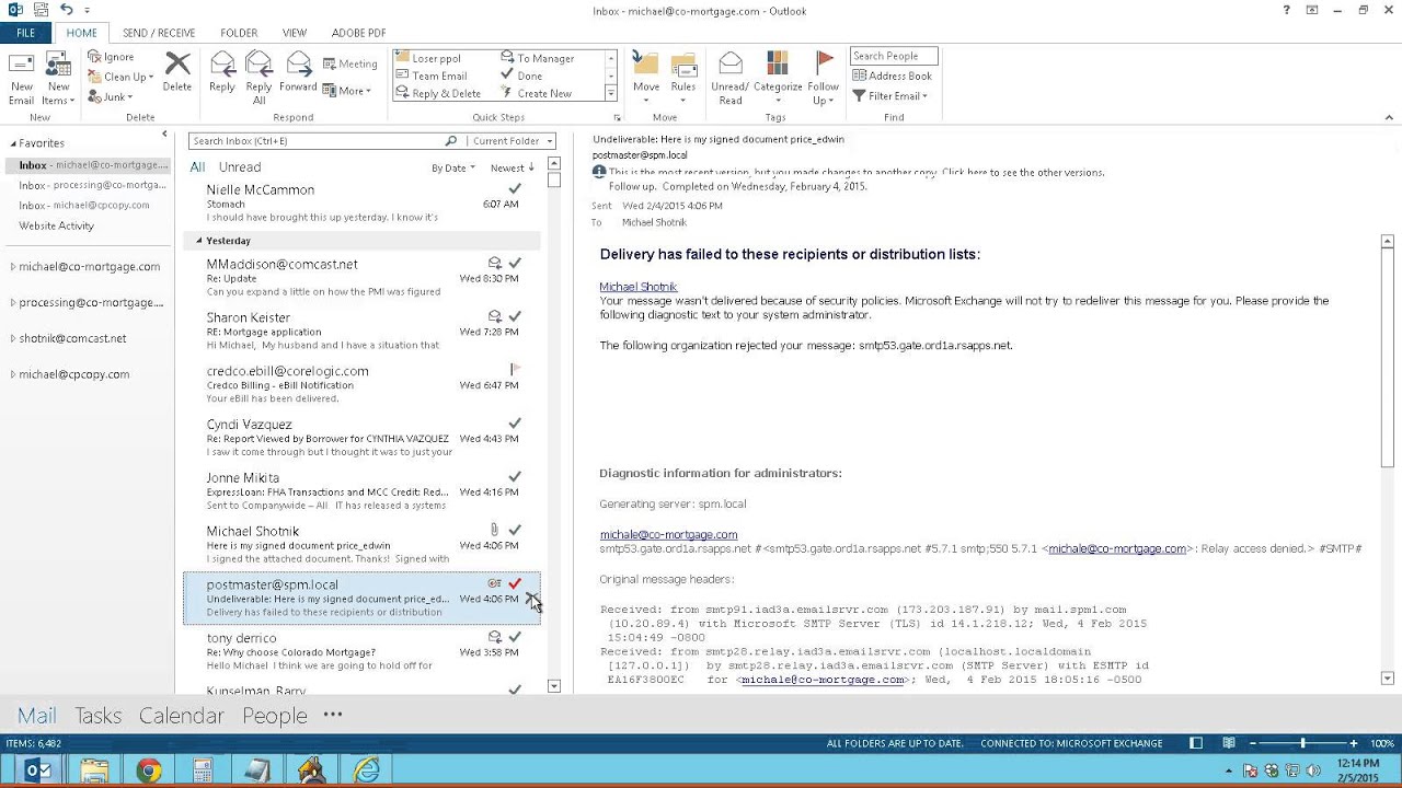 Outlook   email management
