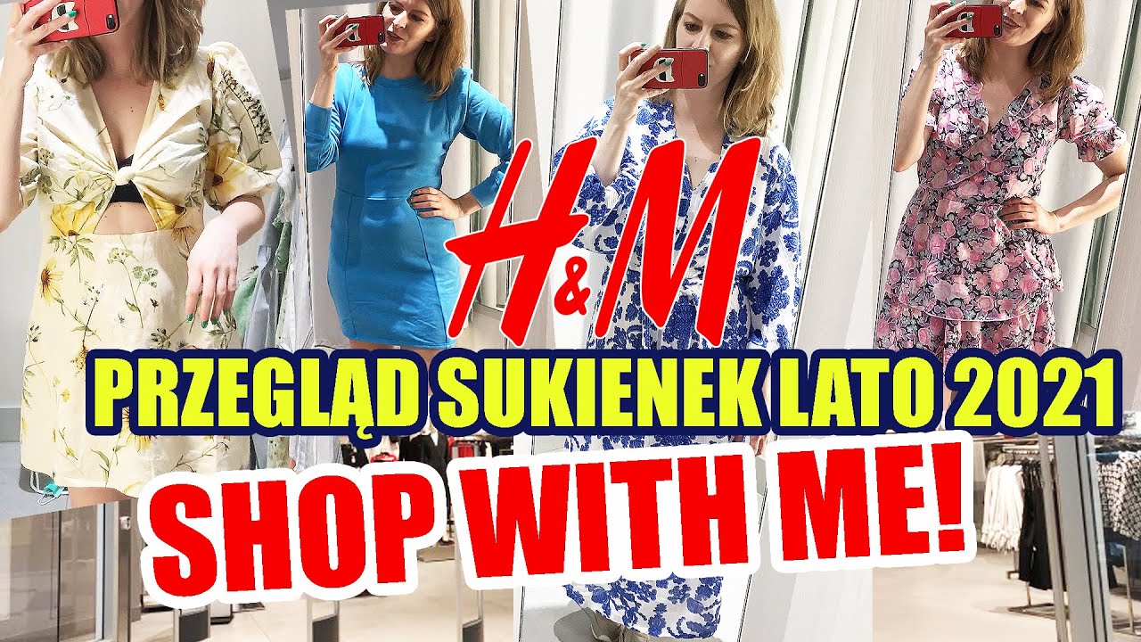 👗 GENIALNE SUKIENKI H&M! IDZIEMY NA ZAKUPY I MIERZYMY! NOWOŚCI LATO 2021 try on haul SHOP WITH ME