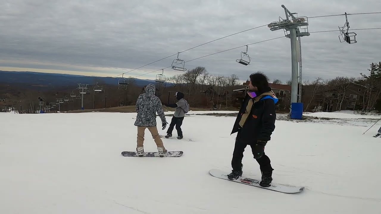 Shredding Beech Mountain w/ the crew.