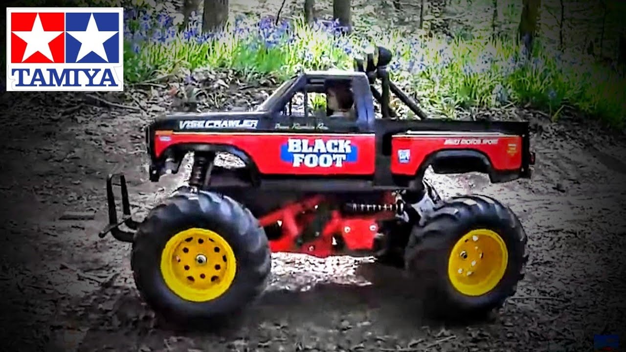 Tamiya Blackfoot in the woods