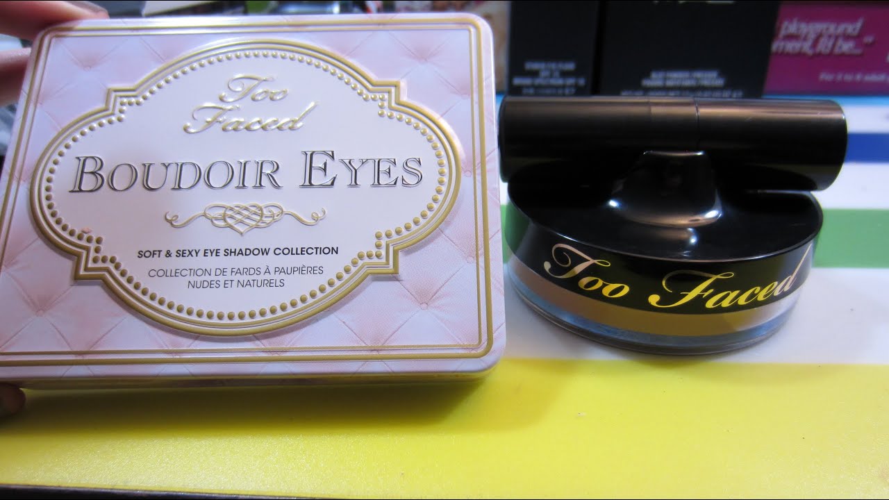 Too Faced BB Cream and Boudoir Eyeshadow Palette