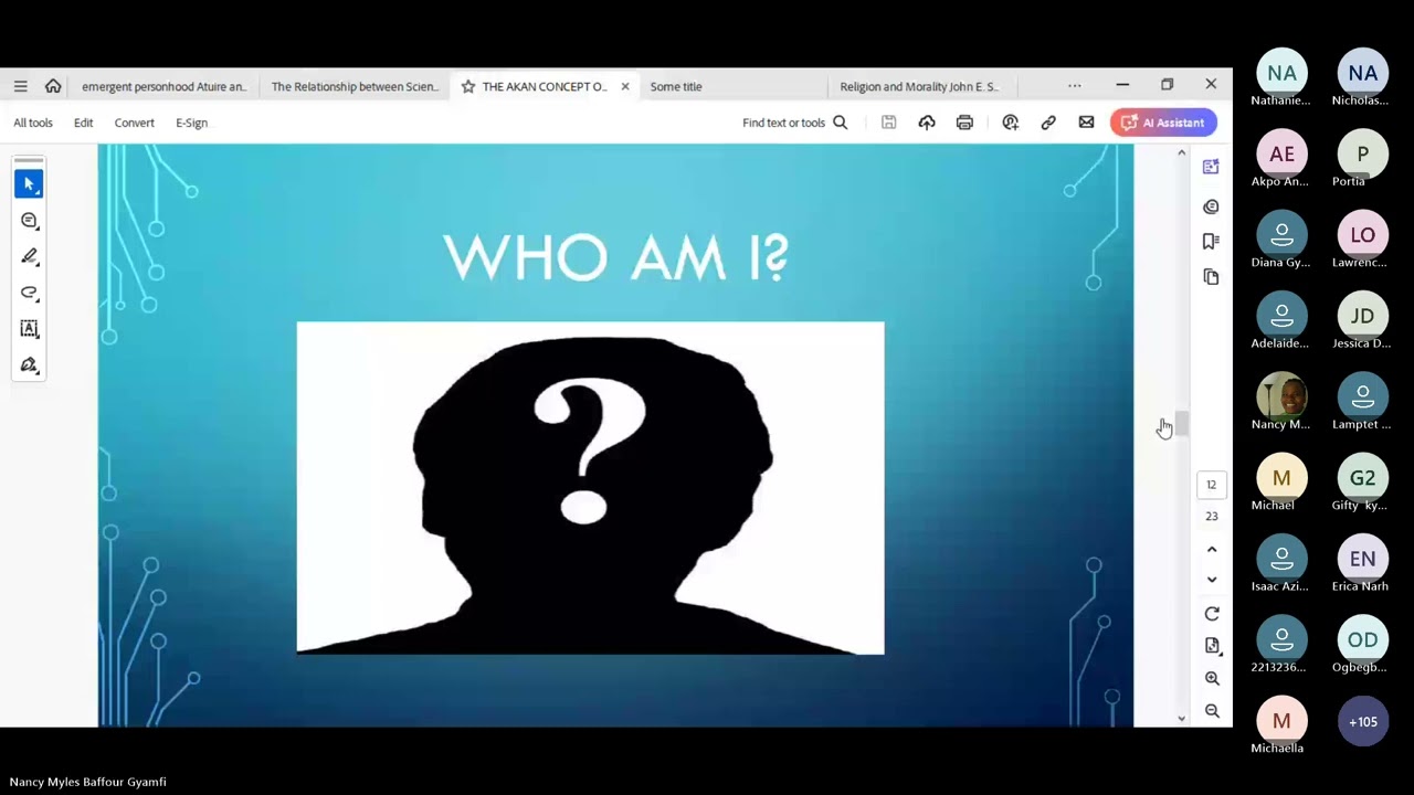 PHCL201 CITY 2024 personal identity-mindbody