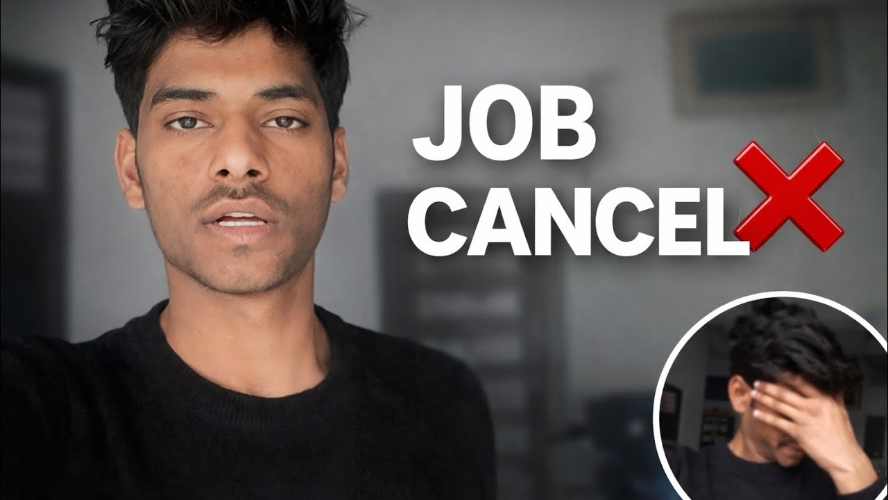 Day job cancel ❌️ | job ka stress aur meri story