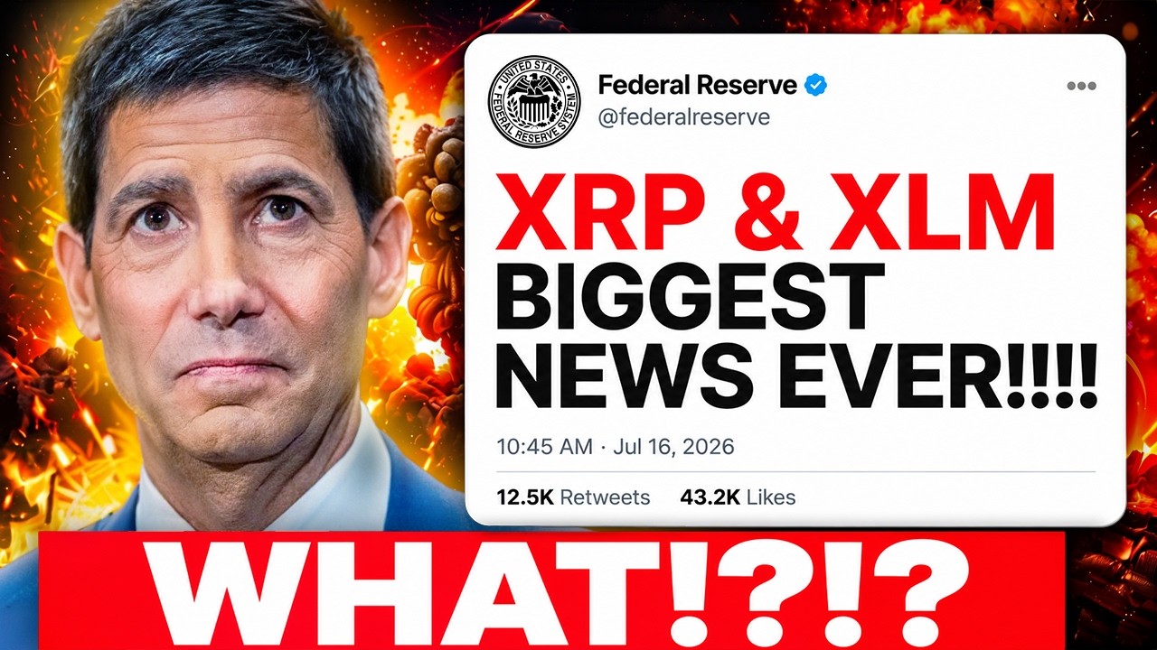 СРОЧНЫЕ НОВОСТИ ПО XRP И XLM: ФРС сбросила &laquo;ядерную бомбу&raquo;! 99% к этому не готовы!