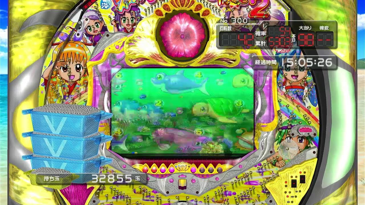 【CRAスーパー海物語IN沖縄・甘デジ】68-② パチンコ【ライブ】