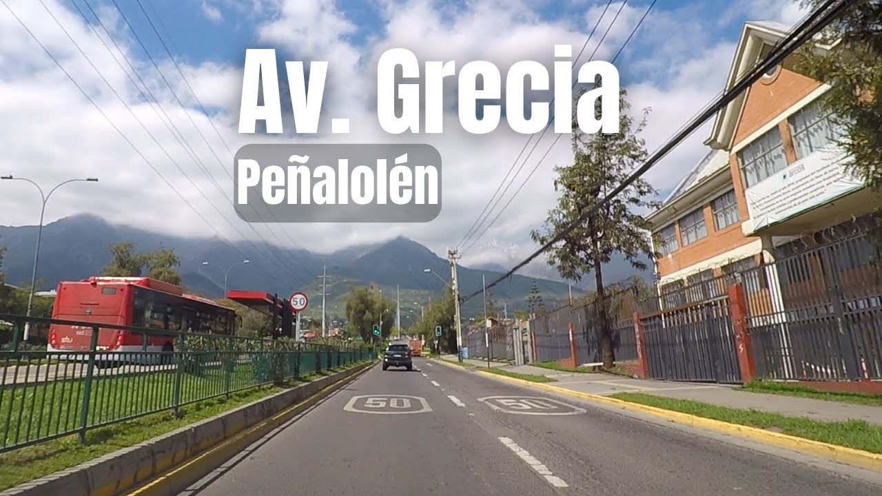 Comuna de Peñalolén - Avenida Grecia -  Santiago