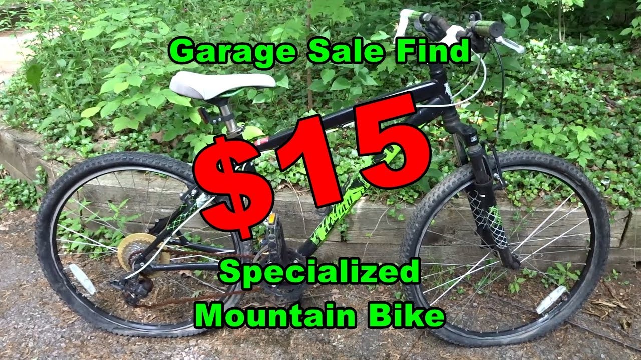 $15 Specialized Hardrock Mountain Bike Garage Sale Find - Needs Work