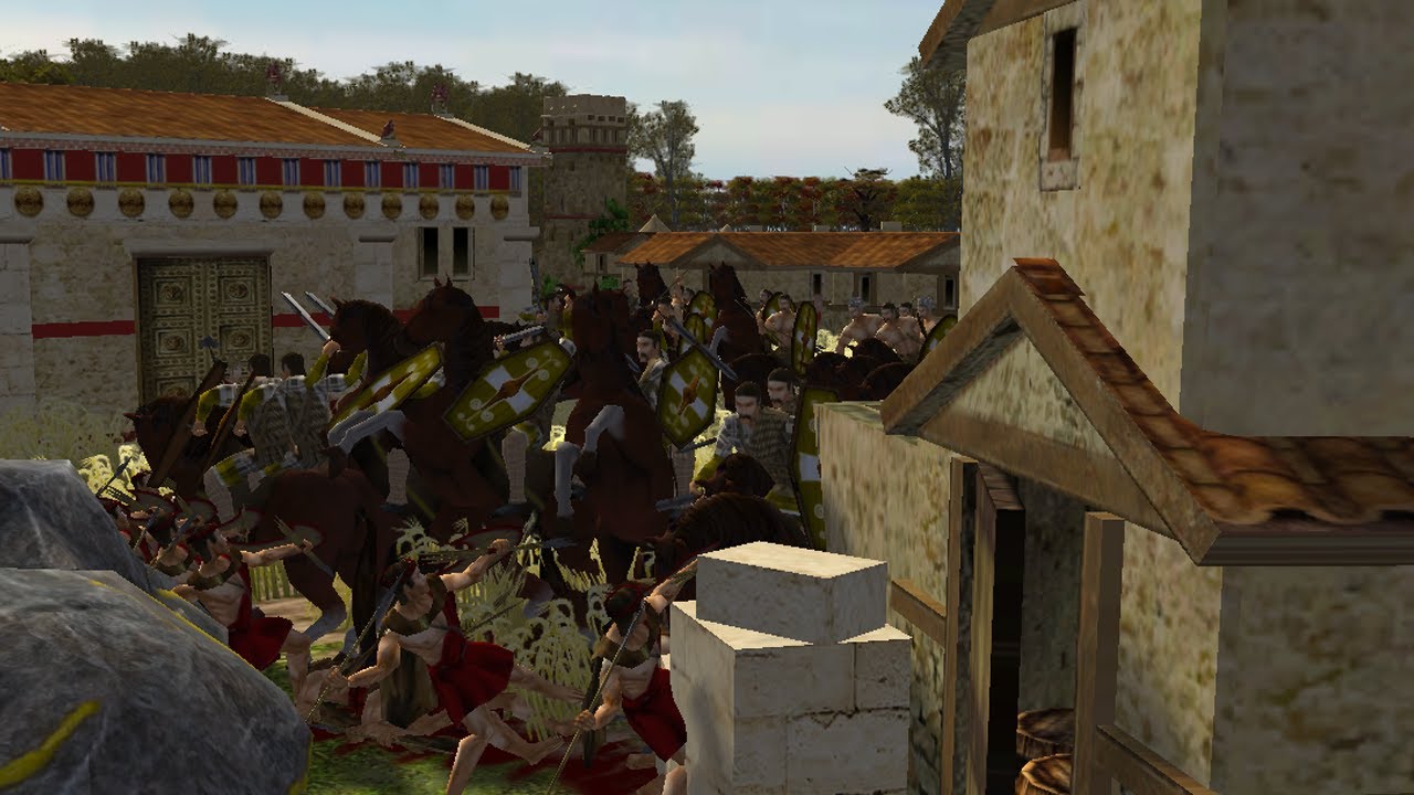 0 A.D. 4v4 | Gaul Phase 2 Sword Cavalry Raiding