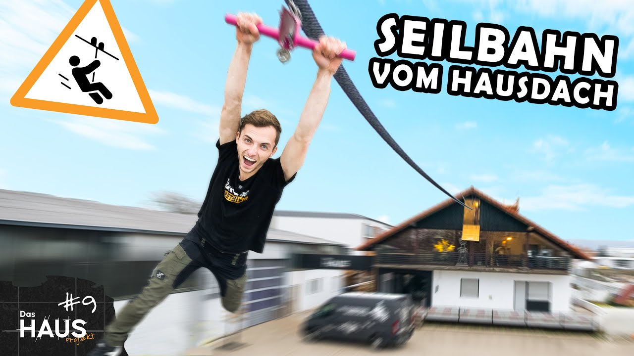 40m SEILBAHN aus dem eigenen HAUS | Das Haus Projekt - Folge 9