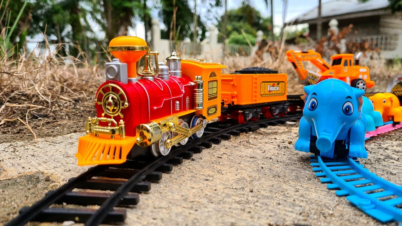 Unboxing dan Merakit Mainan Kereta Api Engineering Series, Kereta Api Gajah