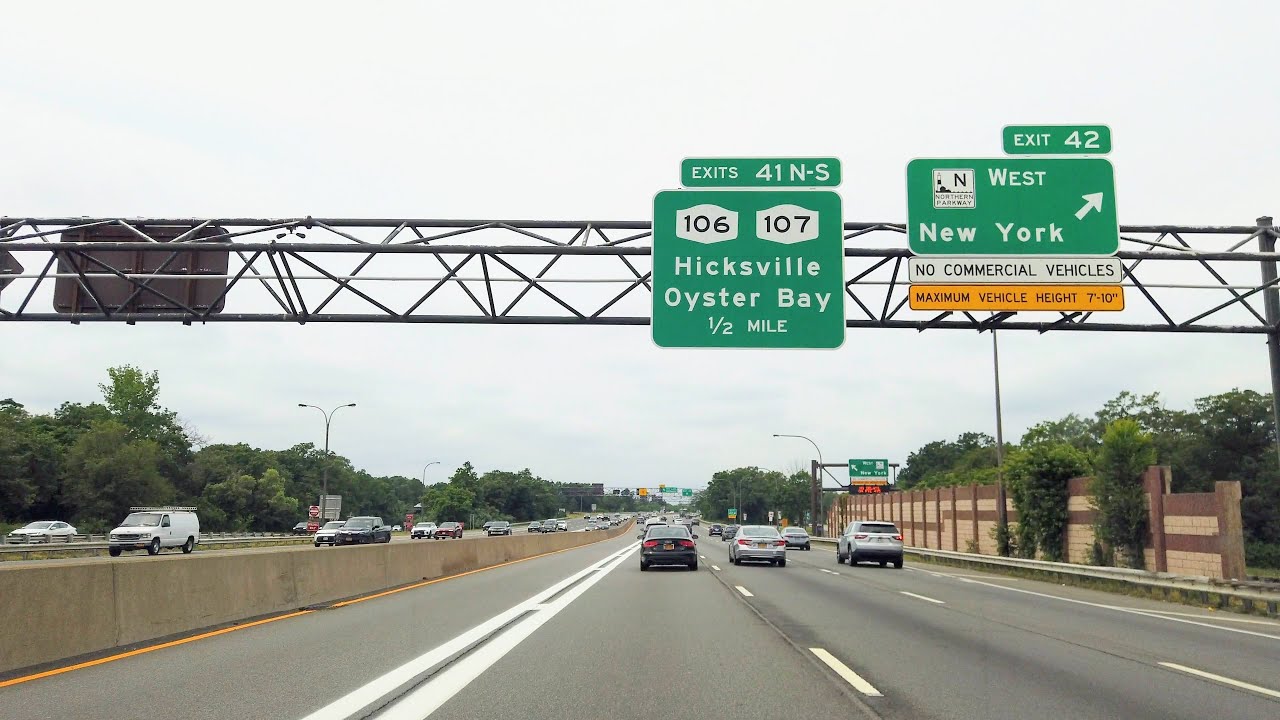 Long Island Expwy (I-495) west Exits 52-32 Commack to Little Neck, NY