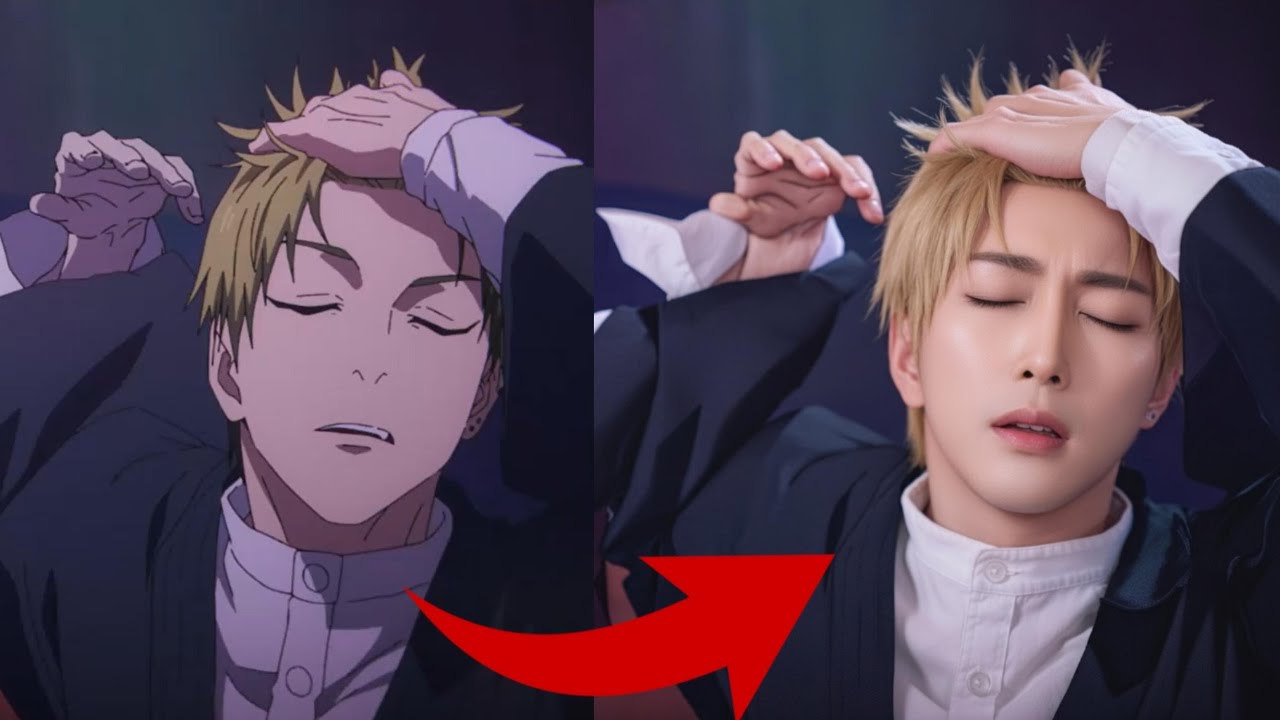 Jujutsu Kaisen Characters in Real Life – Naoya Hair Flip | 呪術廻戦 AI Live Action