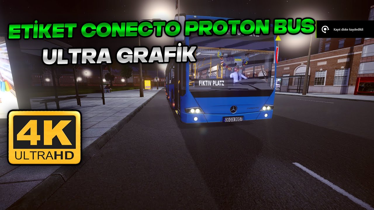 PROTON BUS SİMULATOR PC | MERCEDES CONECTO MODU | LOGİTECH G29 | GAMEPLAY