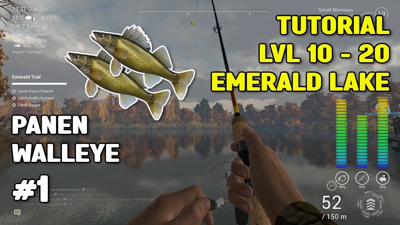 TUTORIAL LVL 10 - 20 DI EMERALD LAKE | FISHING PLANET (Bahasa)