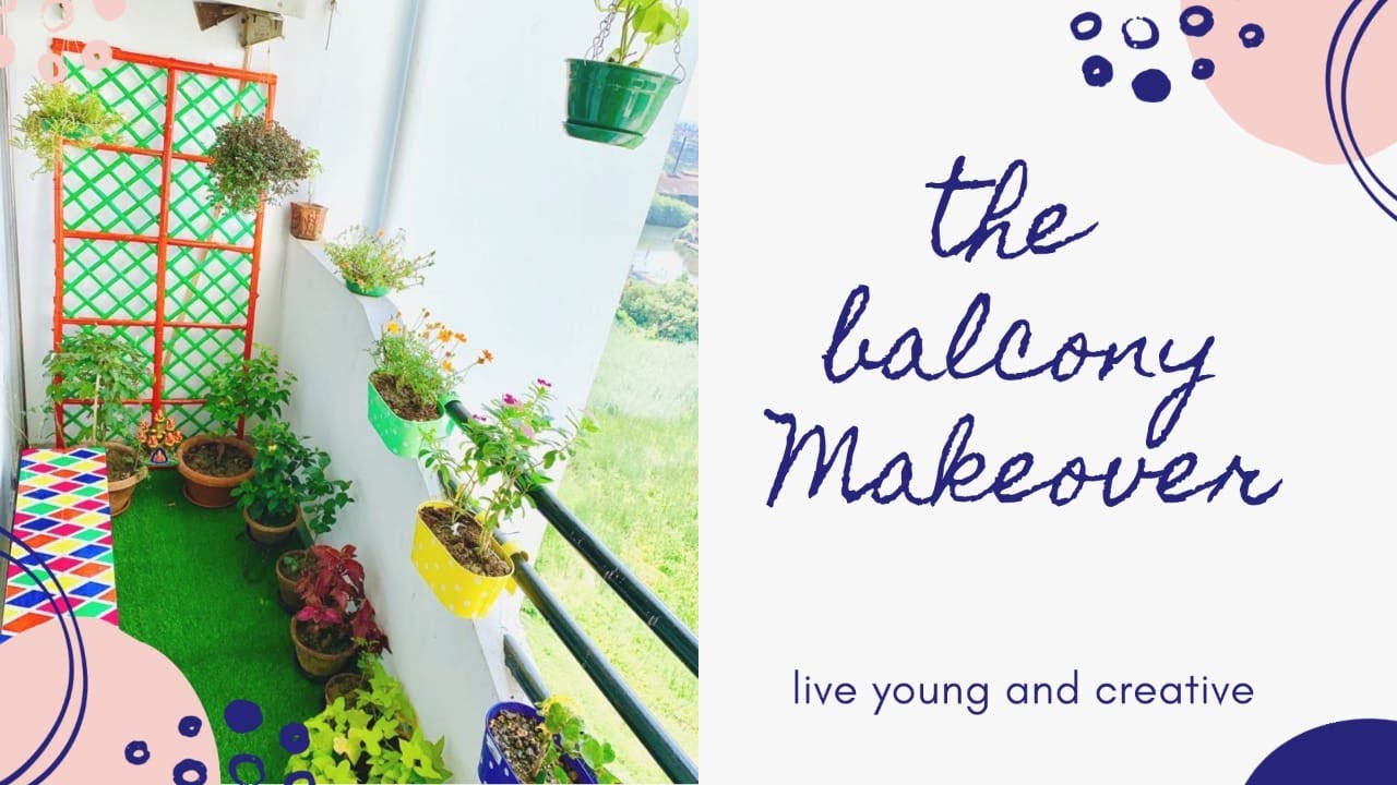 Balcony Makeover | Small Balcony Makeover