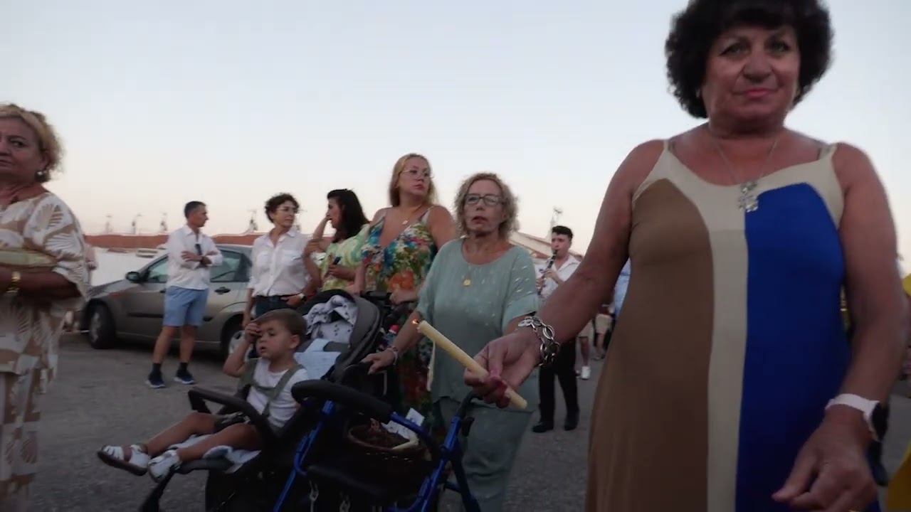 Procesión Virgen de la Victoria por Matalascañas