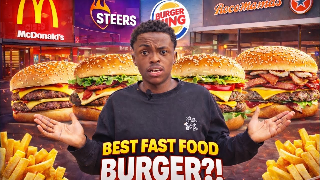 I Ranked Fast Food Burgers in South Africa