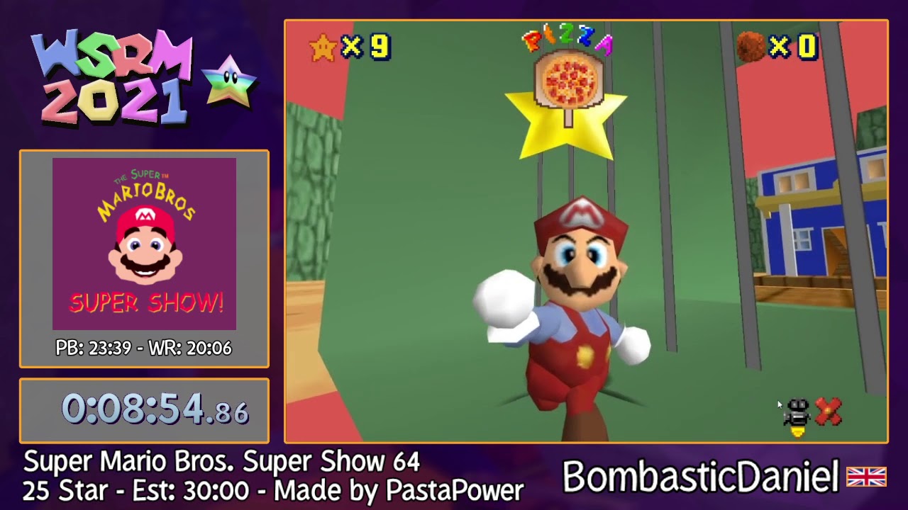 WSRM2021 - Super Mario Bros Super Show 64 25 Star by BombasticDaniel