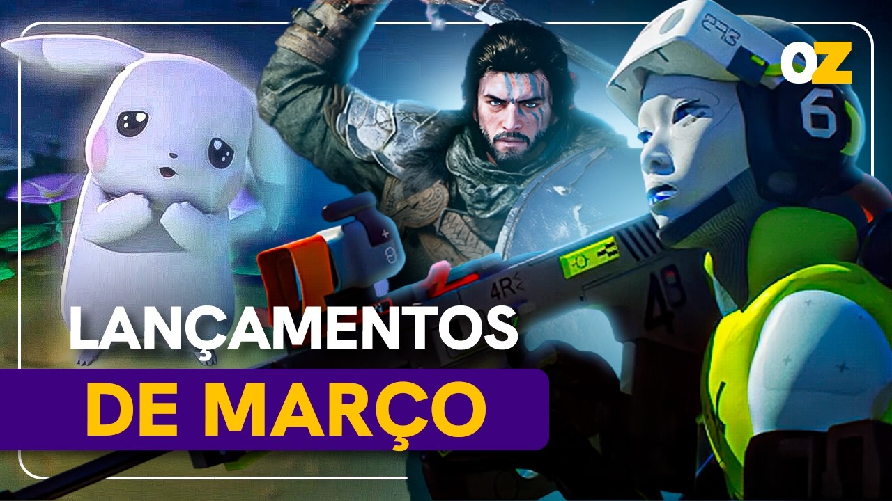 OS PRINCIPAIS LAN&Ccedil;AMENTOS de Mar&ccedil;o Nos Videogames