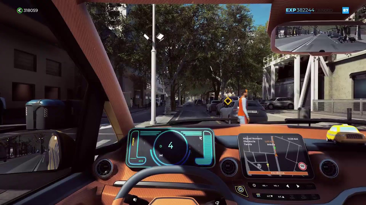 Táxi Life A City Driving Simulator PS5 Transporte de Táxi e Encomendas na Cidade Barcelona Parte 181