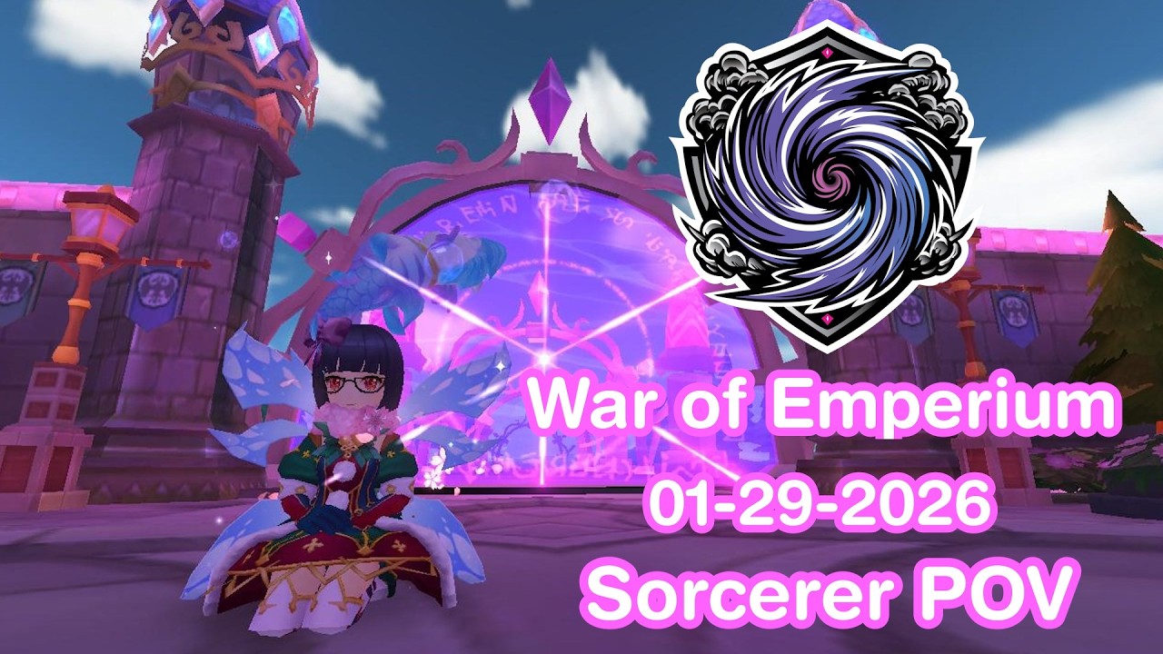 Ragnarok M Classic - MAELSTROM War of Emperium (WOE) - 01-29-2026 (Sorcerer POV)