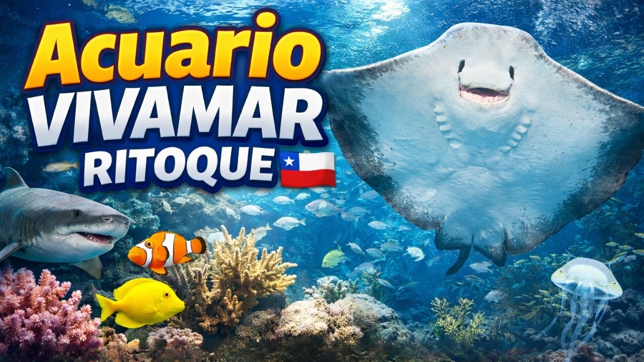 Acuario Vivamar Ritoque 🇨🇱 | Panoramas en Chile para Ver Fauna Marina de Cerca