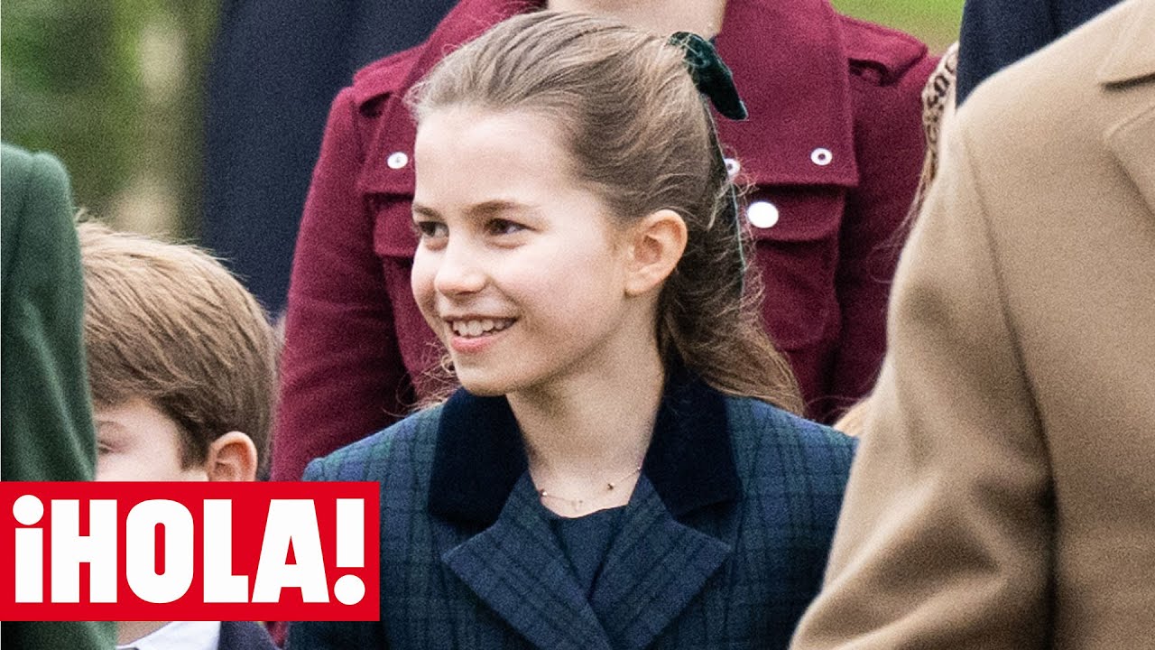 La reacción de la princesa Charlotte cuando le dijeron 'eres hermosa' en la misa de Navidad