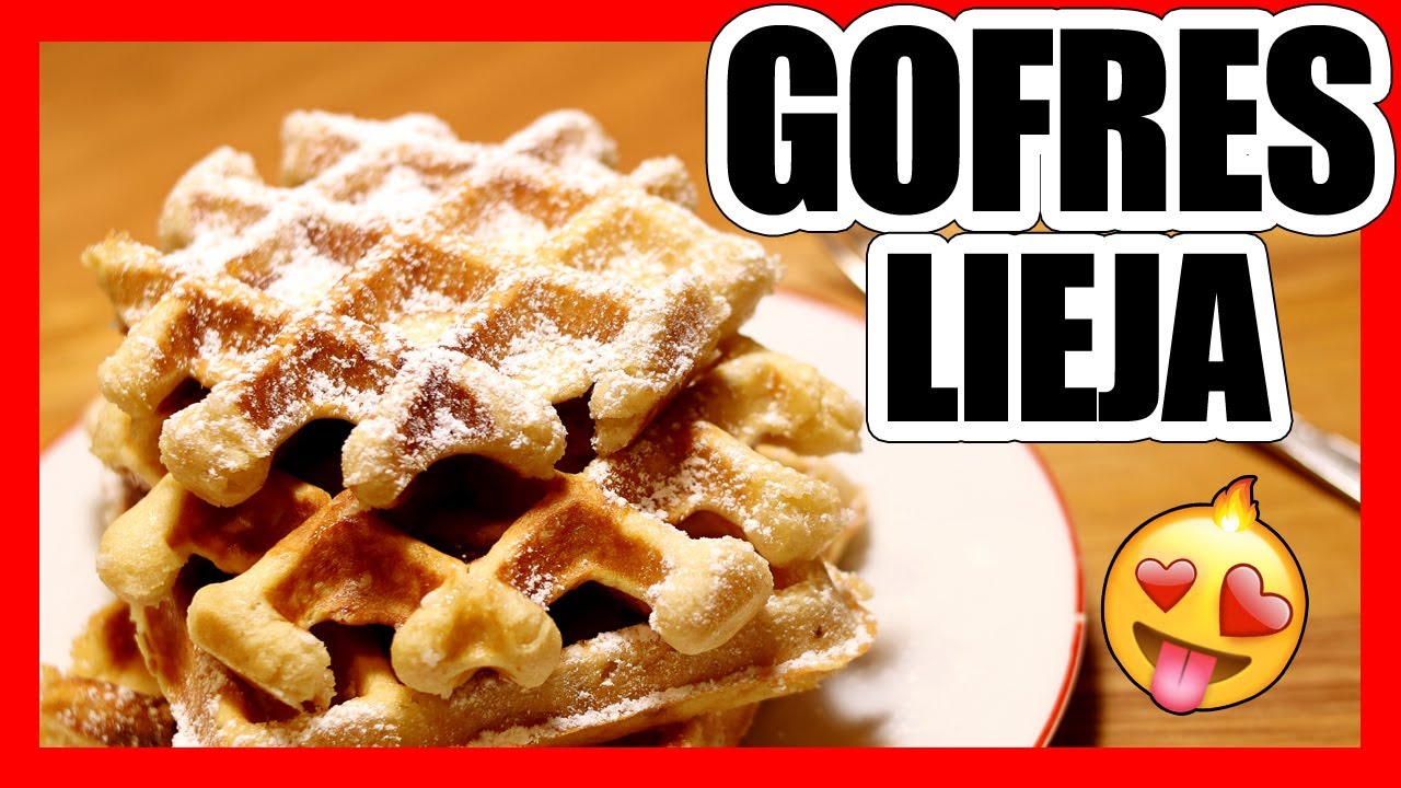 😍 GOFRES Belgas Caseros - WAFFLES F&aacute;ciles y Riqu&iacute;simos!