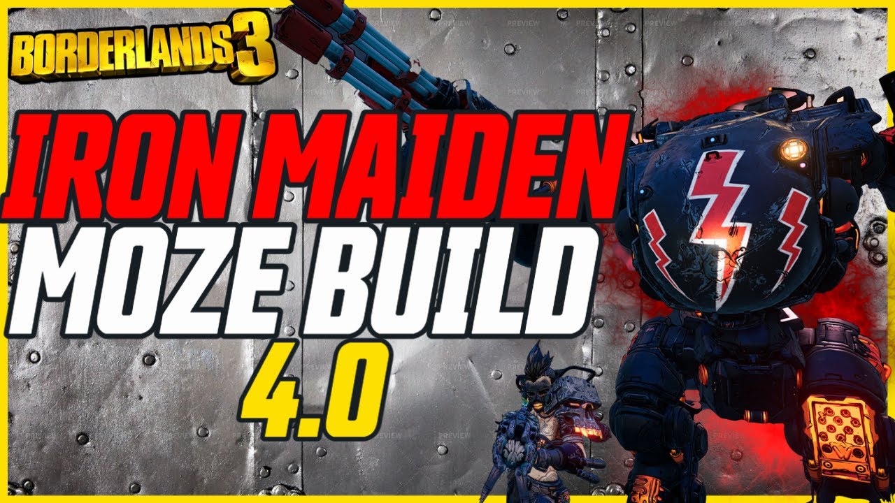 UPDATED IRON BEAR BUILD! Crushes Mayhem 11 (+Gamesave) // Iron Maiden Moze 4.0 // Borderlands 3