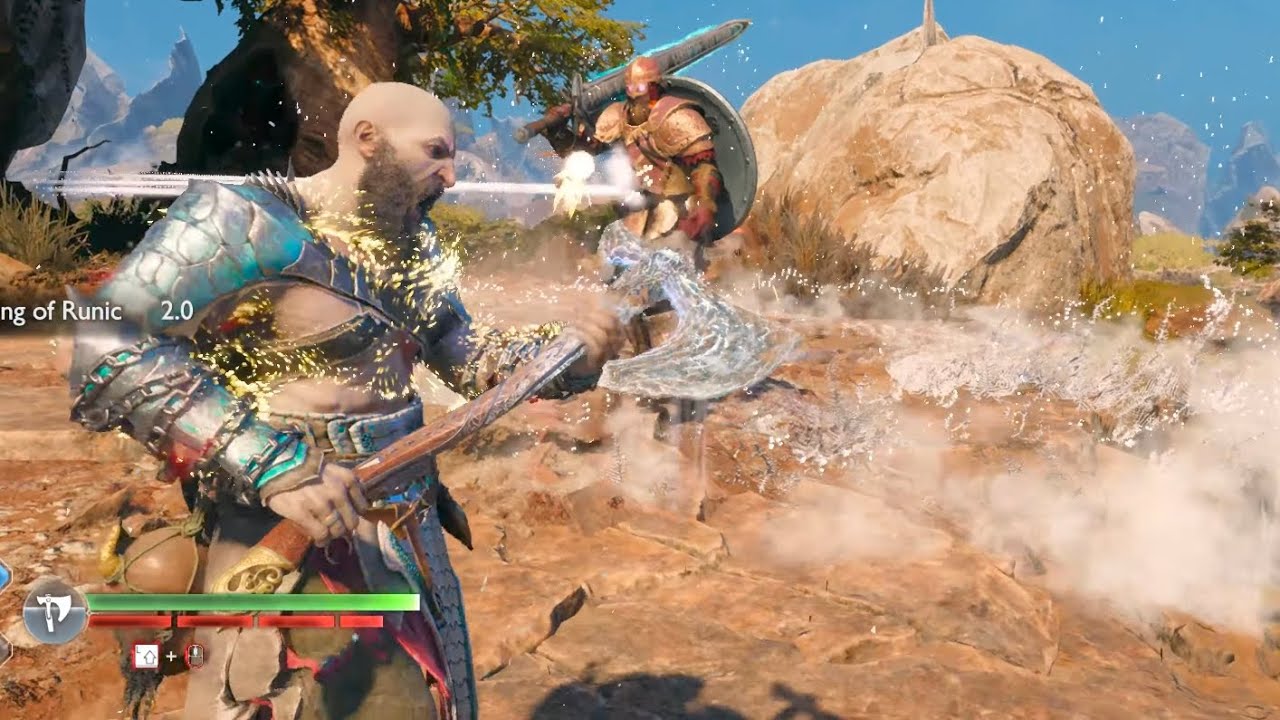 Ghost of Sparta 💀 🔥 Kratos Vs Egil Oath Guard Best Skill Fight [4K HDR 60FPS]