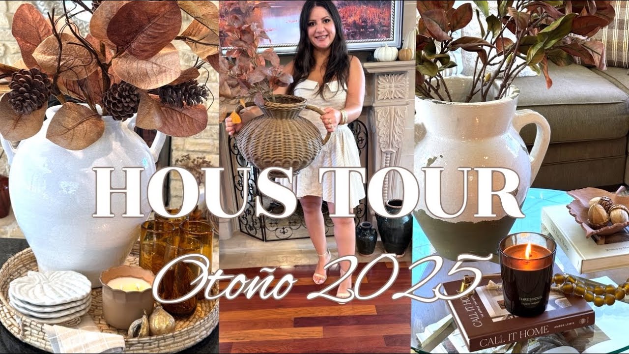 HOUSE TOUR | OTOÑO 2025 | DECORA CONMIGO SALA, COCINA, PATIO | DECORACIÓN OTOÑO 2025 | IDEAS