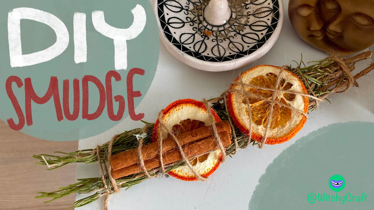 How to make a smudge stick? ( with orange, rosemary and cinnamon)
