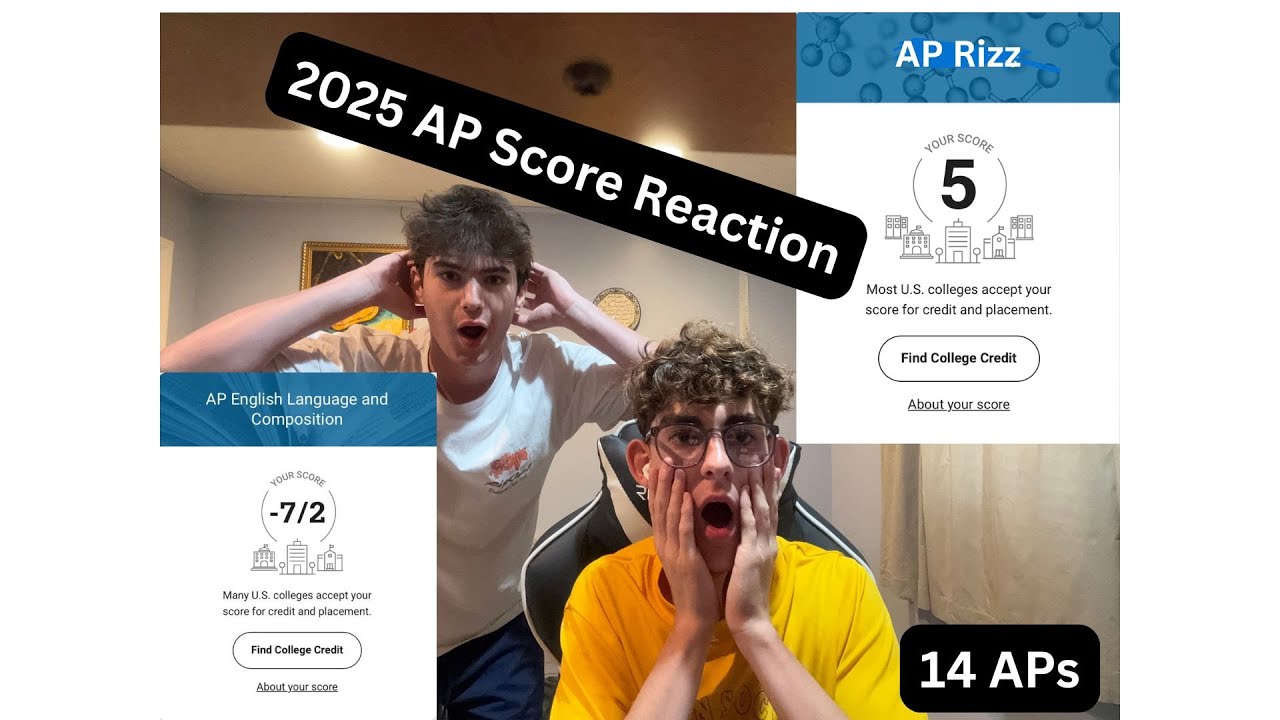 2025 AP Score Reactions Where 5 Idiots React to 14 Scores (EMOTIONAL)
