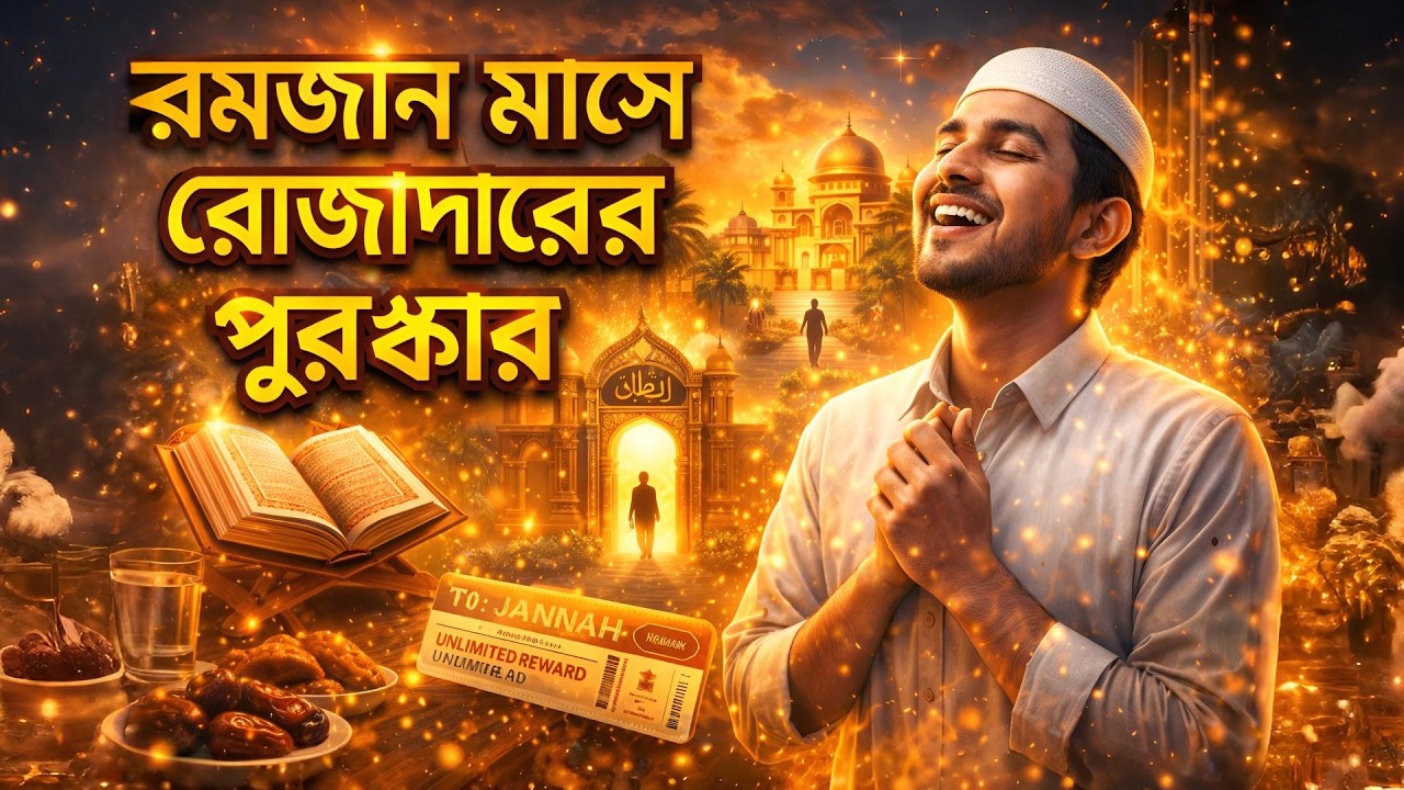 রমজান মাসে রোজাদারের পুরস্কার! । Ramadan 2026 । New Islamic Video । Deen Azadi