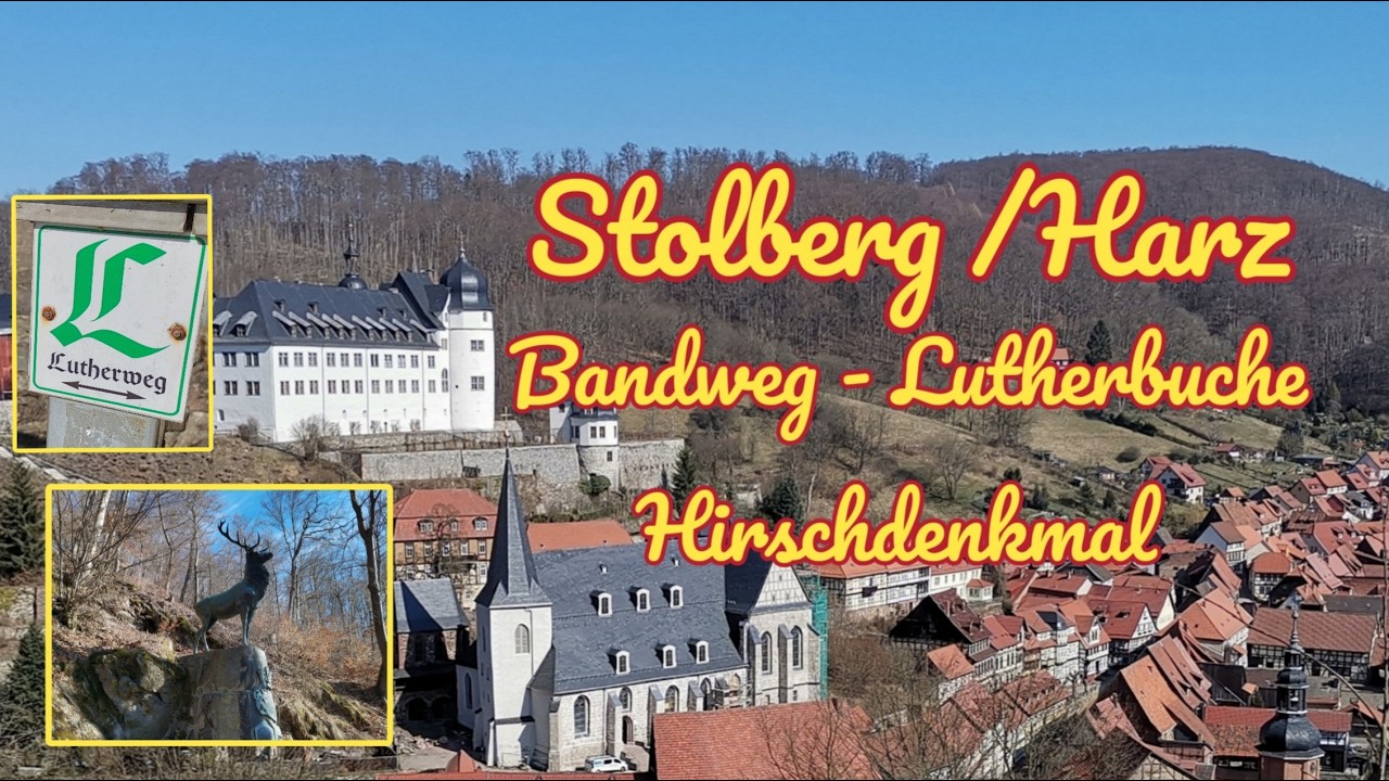 Harzer Wandernadel - Stolberg/Harz - Bandweg - Lutherbuche - Hirschdenkmal