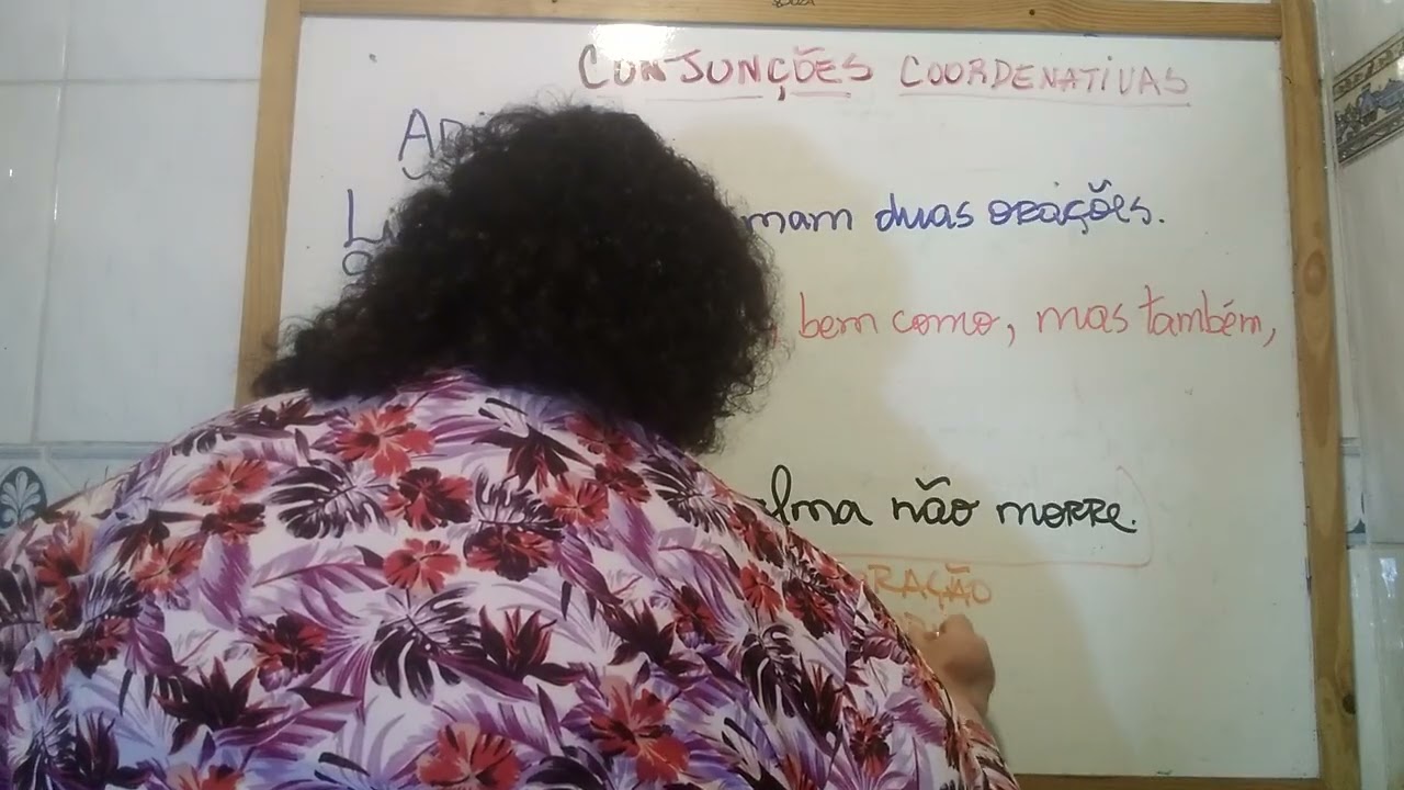 Oração coordenada sindética aditiva / exemplo 