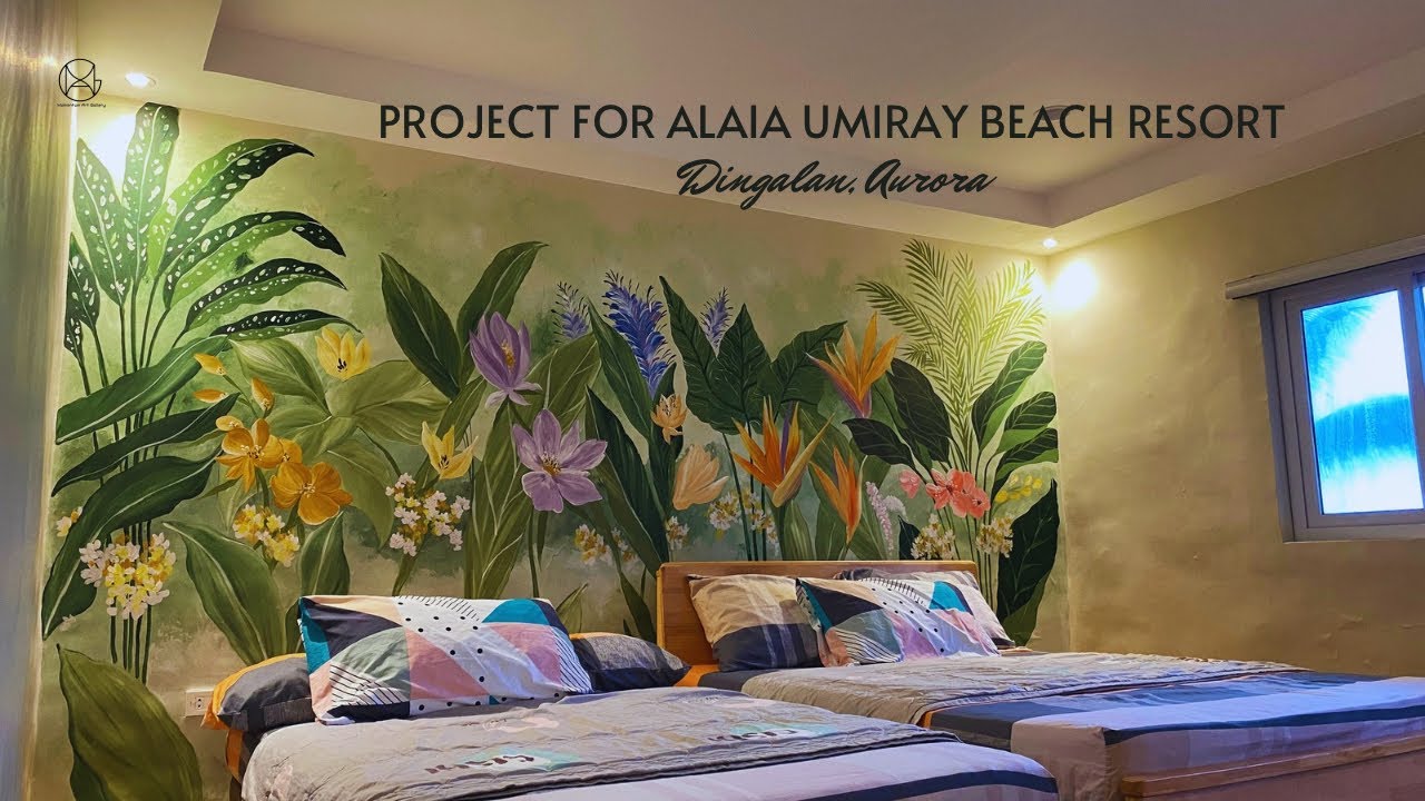 Mural Painting for Alaia Umiray Beach Resort (Day 1 & 2) • 140th Mural Vlog • Momentum Art Gallery