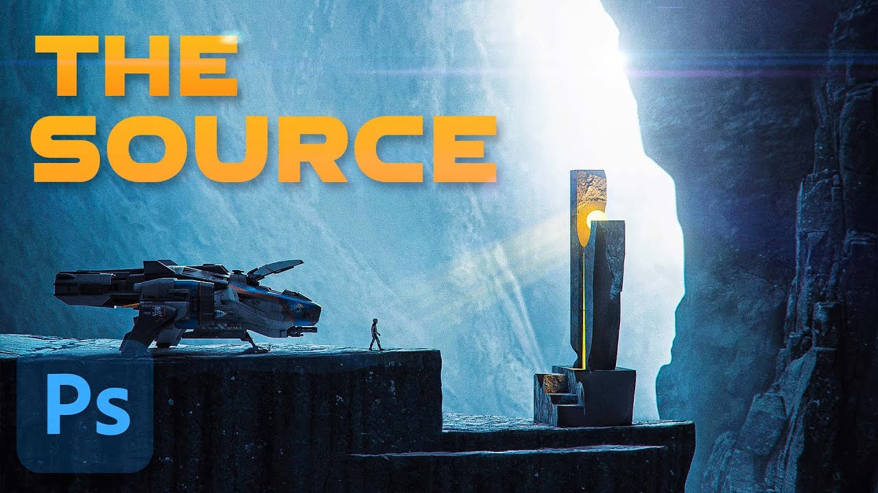Making an EPIC Sci-Fi scene in Photoshop [Step by Step tutorial]