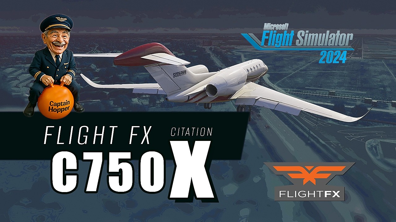 FlightFX C750 on a Short Hop | With top V-Celebrity onboard  (MSFS 2024)