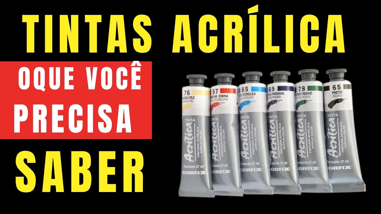 Tintas Acrílicas: Tudo Que Você Precisa Saber Antes de Começar a Pintar
