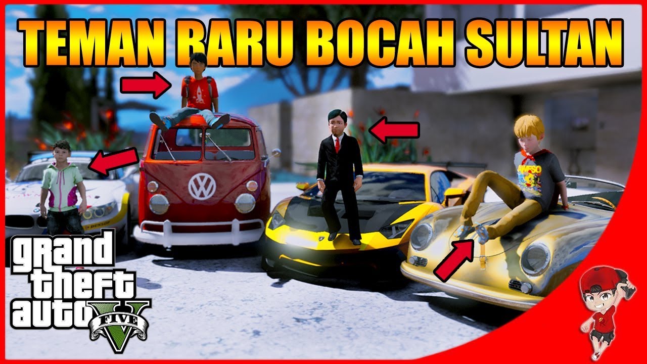 GTA V MOD (59) - TEMEN BARU BOCAH SULTAN MOBILNYA WOW BANGET !!
