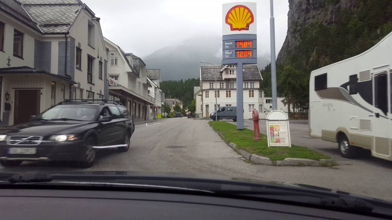 Valldal, Norway, drive-through