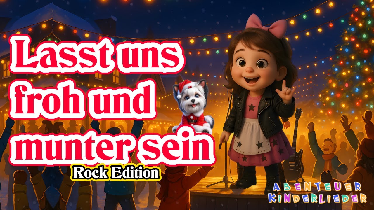 Lasst uns froh und munter sein 🎸 Rockige Weihnachtsversion für die ganze Familie 🎄