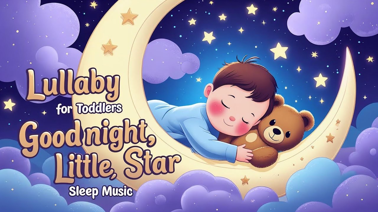 Goodnight, Little Star 🌙 | Soothing Lullaby for Toddlers | ToonleyToon Bedtime Songs