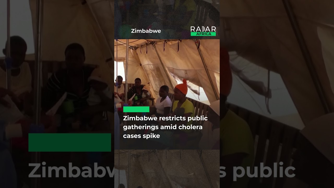 Zimbabwe restricts public gatherings amid cholera cases spike