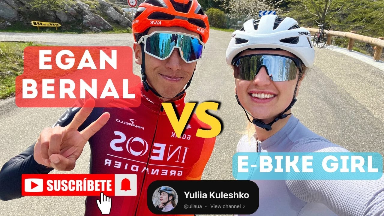 EGAN BERNAL VS E-BIKE GIRL / 5.8 WATT/KG INTERVALS